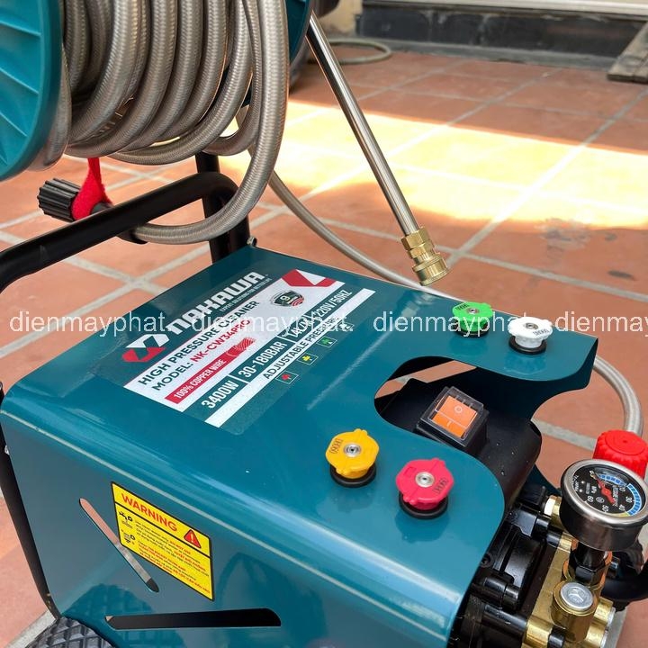 Máy xịt rửa NAKAWA 3400W NK-CW34PRO rulo cuốn