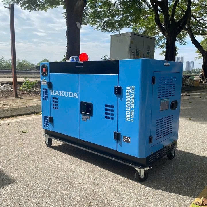 Máy phát điện chạy dầu 15KW HAKUDA HKD15000P3A chống ồn