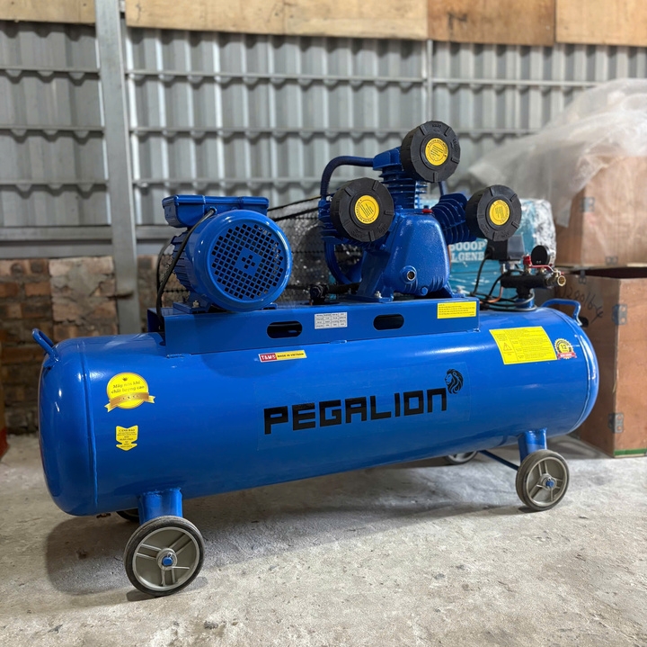 Máy nén khí dây đai 3HP 120L PEGALION TM-V-0.25/8-120L