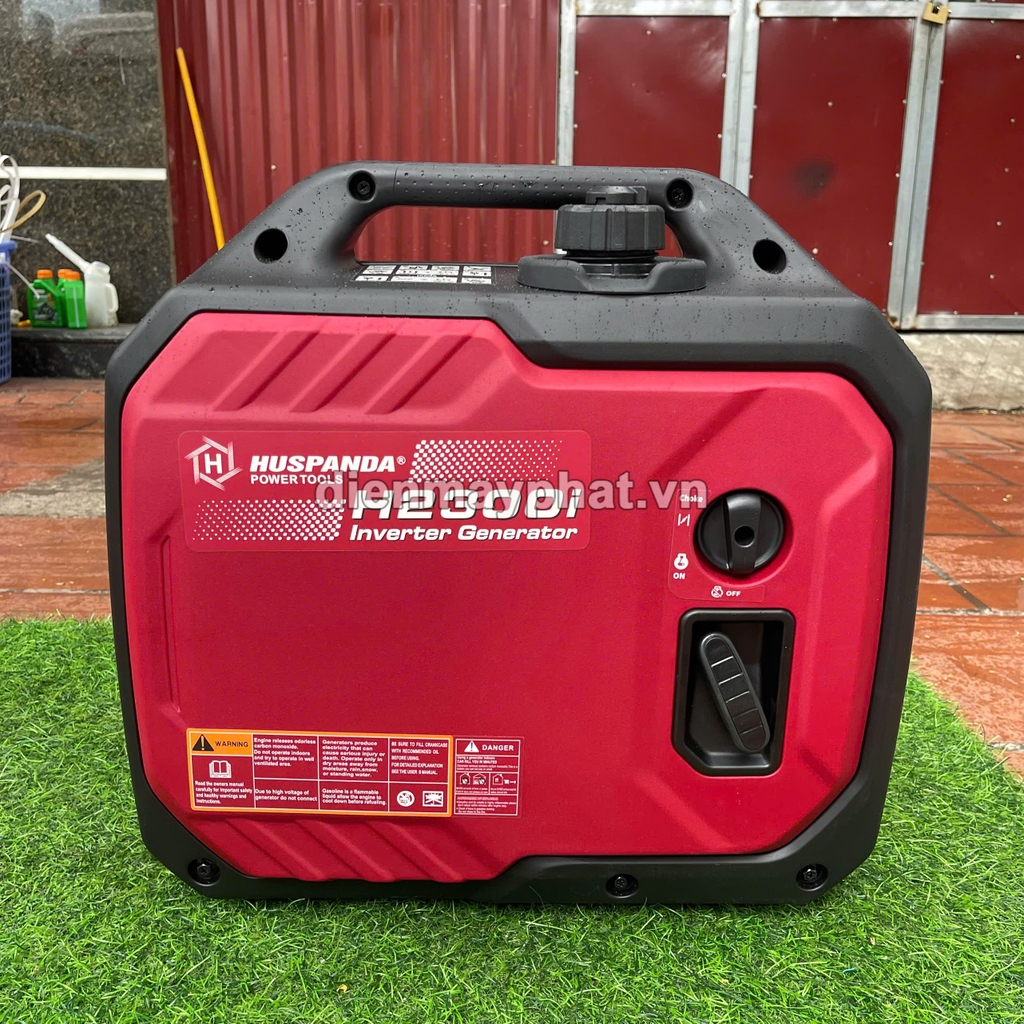 Máy phát điện gia đình dùng xăng HUSPANDA 2KW H2300I siêu cách âm