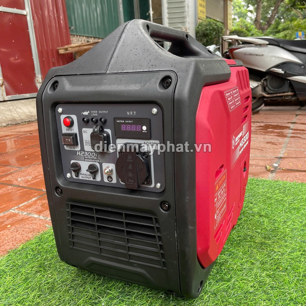 Máy phát điện gia đình dùng xăng HUSPANDA 2KW H2300I siêu cách âm