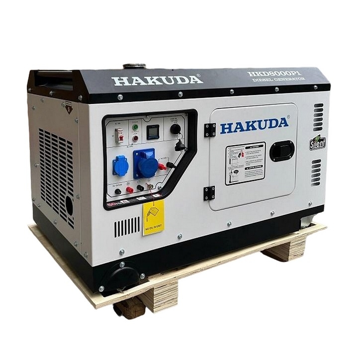 Máy phát điện chạy dầu gia đình 8Kw HAKUDA HKD8000P1