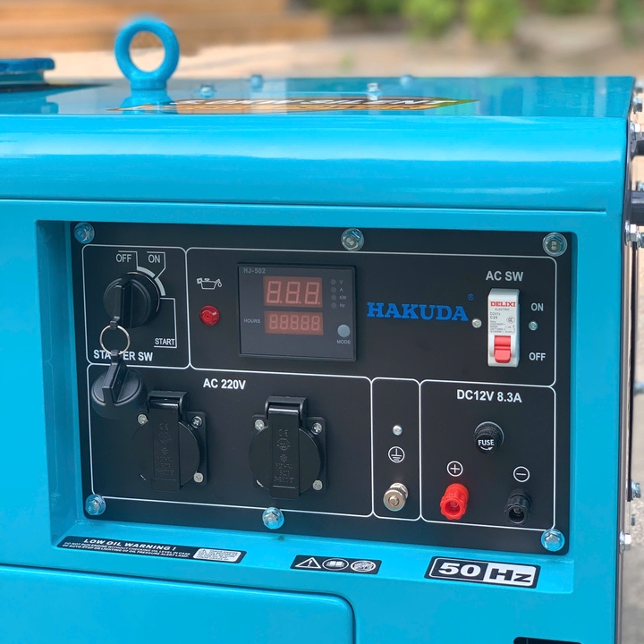 Máy phát điện dầu 5KW HAKUDA HKD5000P1