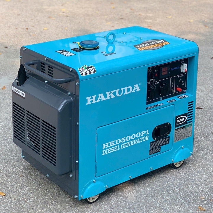 Máy phát điện dầu 5KW HAKUDA HKD5000P1