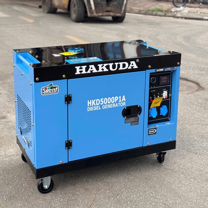 Máy phát điện chạy dầu HAKUDA 5KW HKD5000P1A có đề