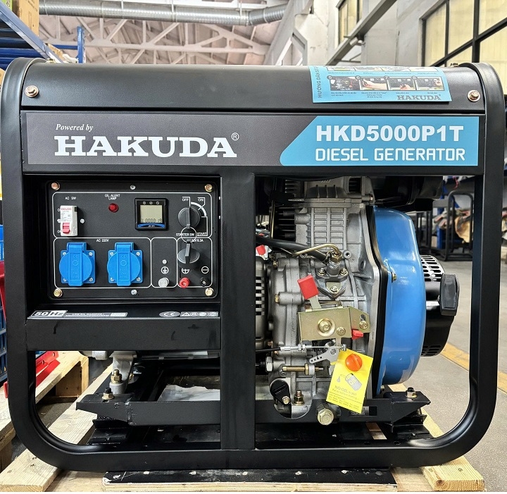 Máy phát điện chạy dầu HAKUDA 5KW HKD5000P1T