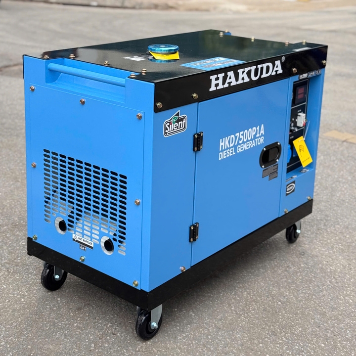 Máy phát điện chạy dầu 7KW HAKUDA HKD7500P1A chống ồn