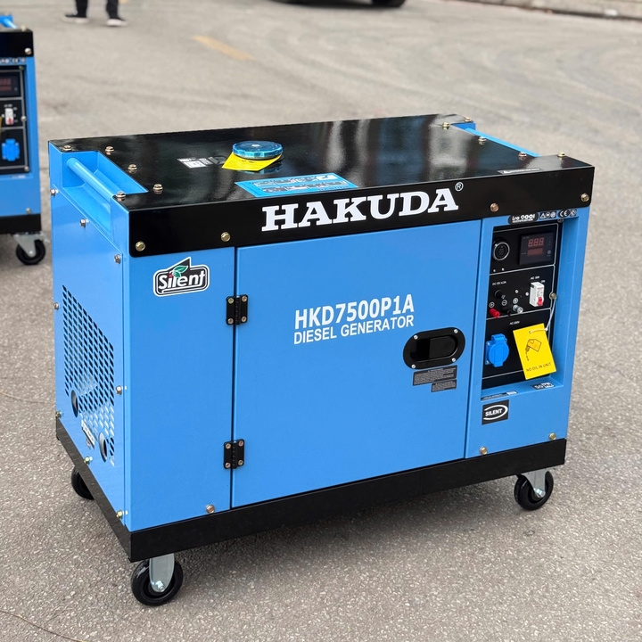 Máy phát điện chạy dầu 7KW HAKUDA HKD7500P1A chống ồn