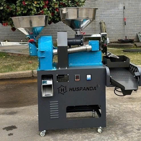 Máy xát nghiền gạo HUSPANDA 3KW HNF-4JS có sàng lọc sạn rung