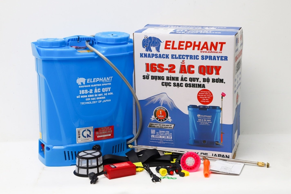 Bình xịt điện đa năng ELEPHANT 16S 16 lít