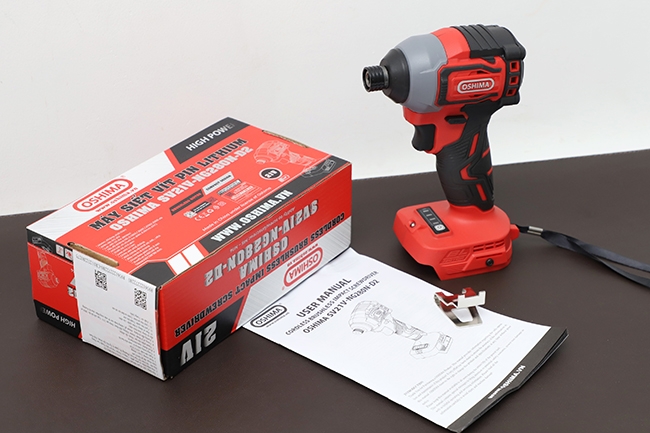 Máy Siết Vít Pin Lithium Oshima SV21V-NG280N-D2 (Đã Bao Gồm Pin, Sạc)