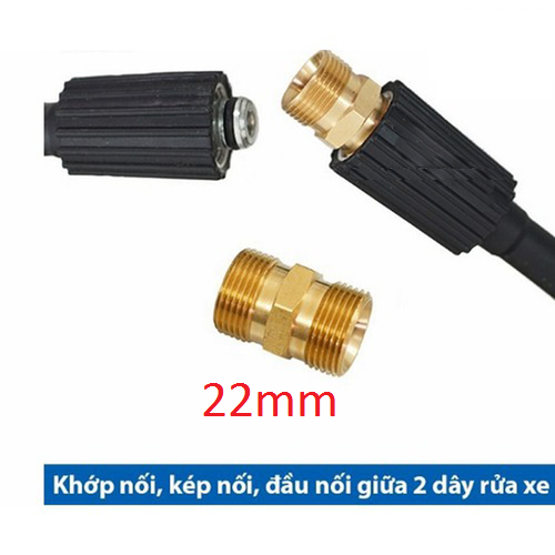 Khớp Nối Dây Máy Rửa Xe 22mm