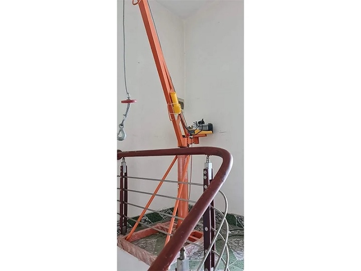 Khung cẩu xoay 360 độ Kenbo 500kg 2 tay giằng (không kèm tời)