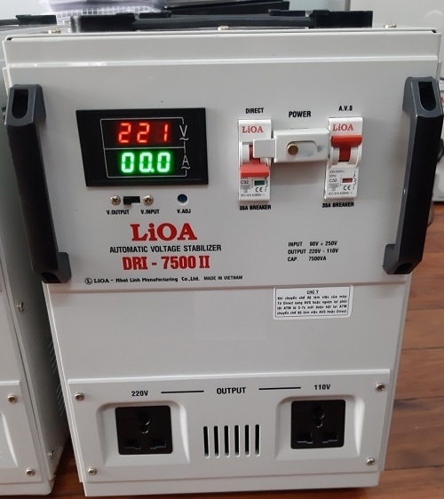 Ổn áp 1 pha Lioa 7.5KVA DRI 7500II