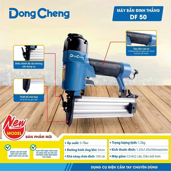 Máy bắn đinh thẳng Dongcheng DF50
