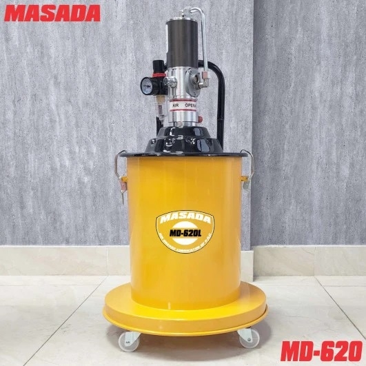 Máy bơm mỡ dùng khí nén 20 lít MASADA MD-620L