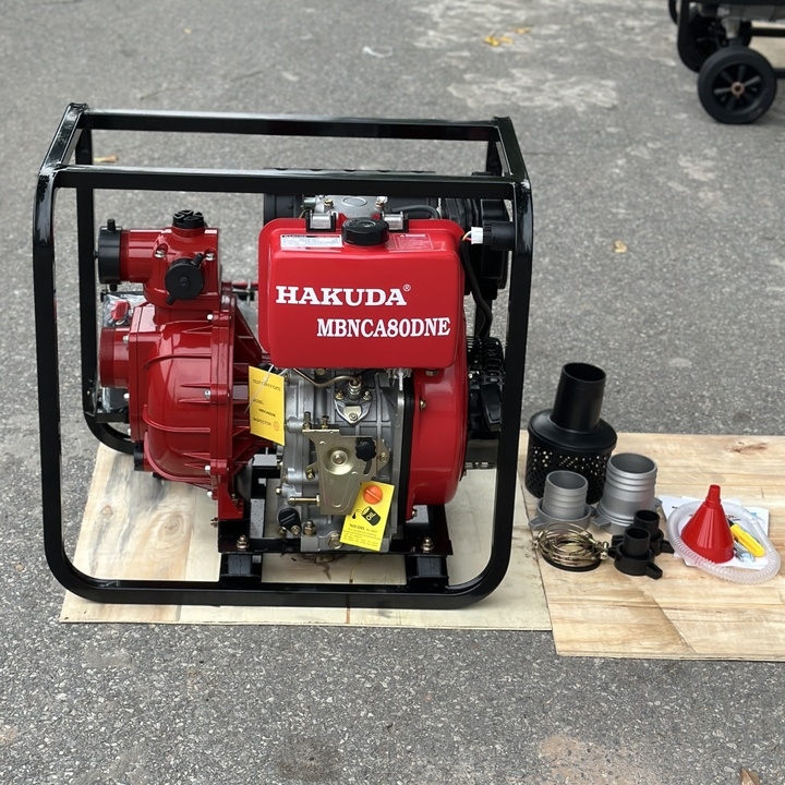 Máy bơm nước chạy dầu cao áp 6.6KW HAKUDA MBNCA80DNE