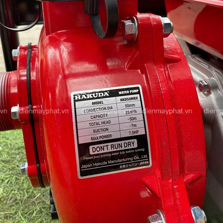 Máy bơm nước cao áp chạy xăng HAKUDA 7.5HP HKD50MBX