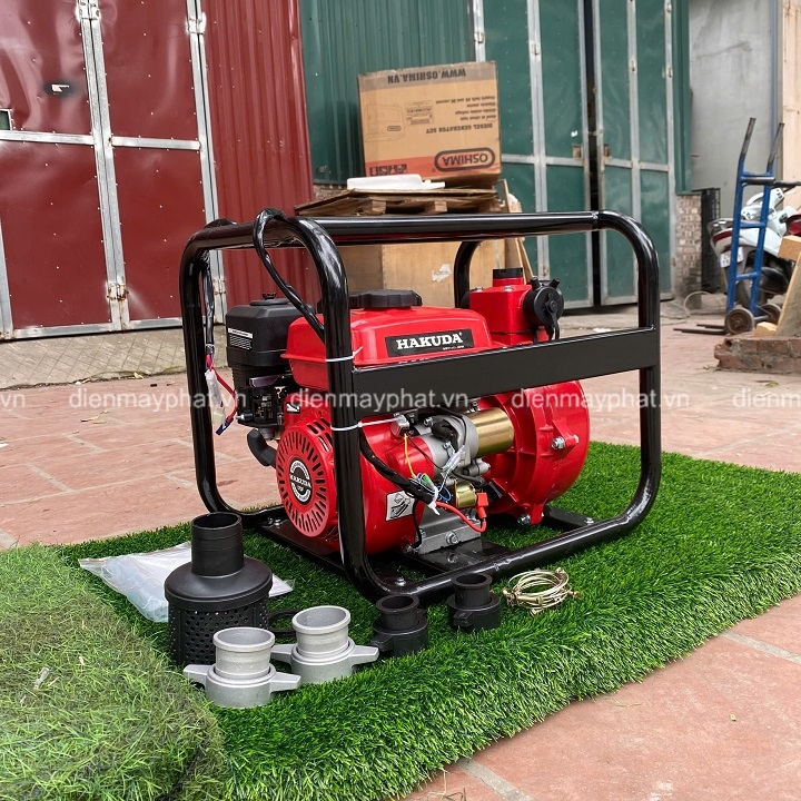 Máy bơm nước cao áp chạy xăng HAKUDA 7.5HP HKD50MBXE đề