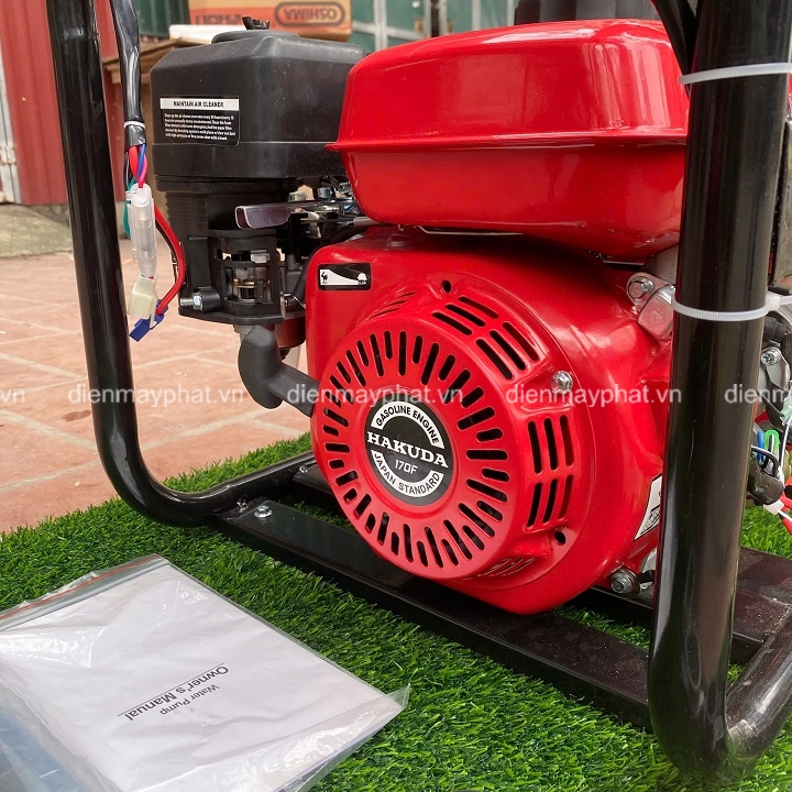 Máy bơm nước cao áp chạy xăng HAKUDA 7.5HP HKD50MBXE đề