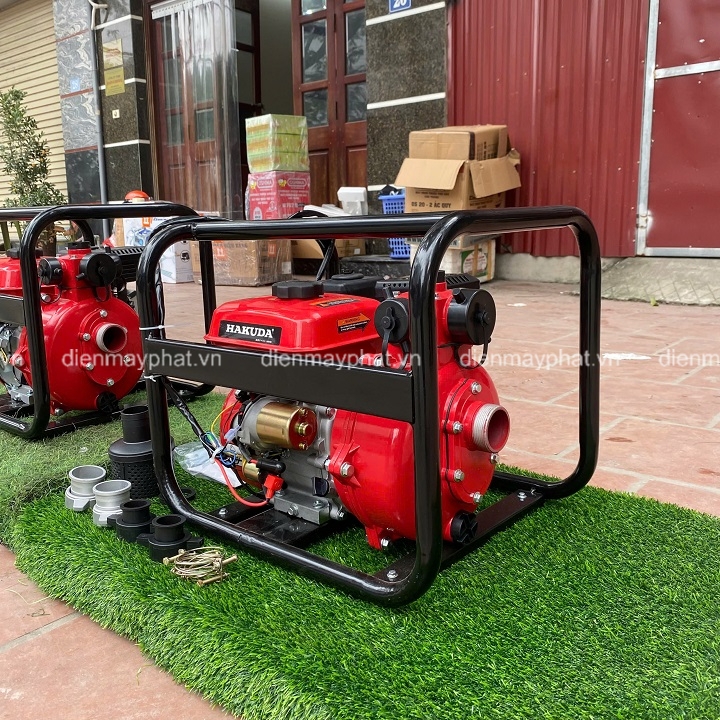 Máy bơm nước cao áp chạy xăng HAKUDA 7.5HP HKD50MBXE đề