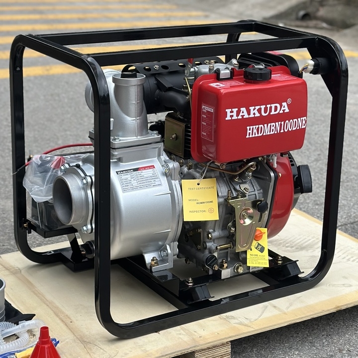 Máy bơm nước chạy dầu diesel HAKUDA 6.6KW HKDMBN100DNE đề