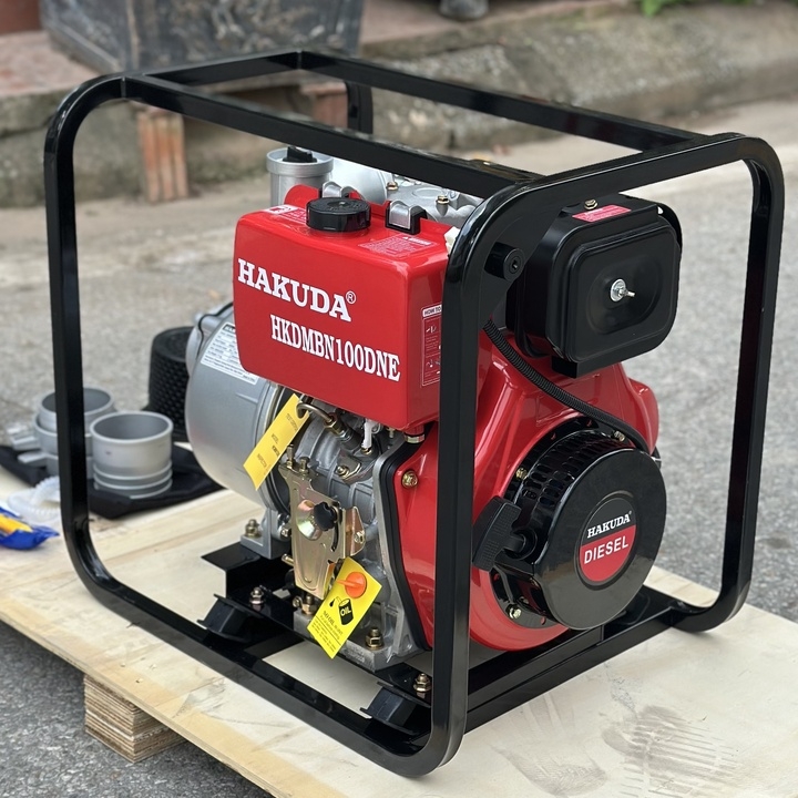 Máy bơm nước chạy dầu diesel HAKUDA 6.6KW HKDMBN100DNE đề
