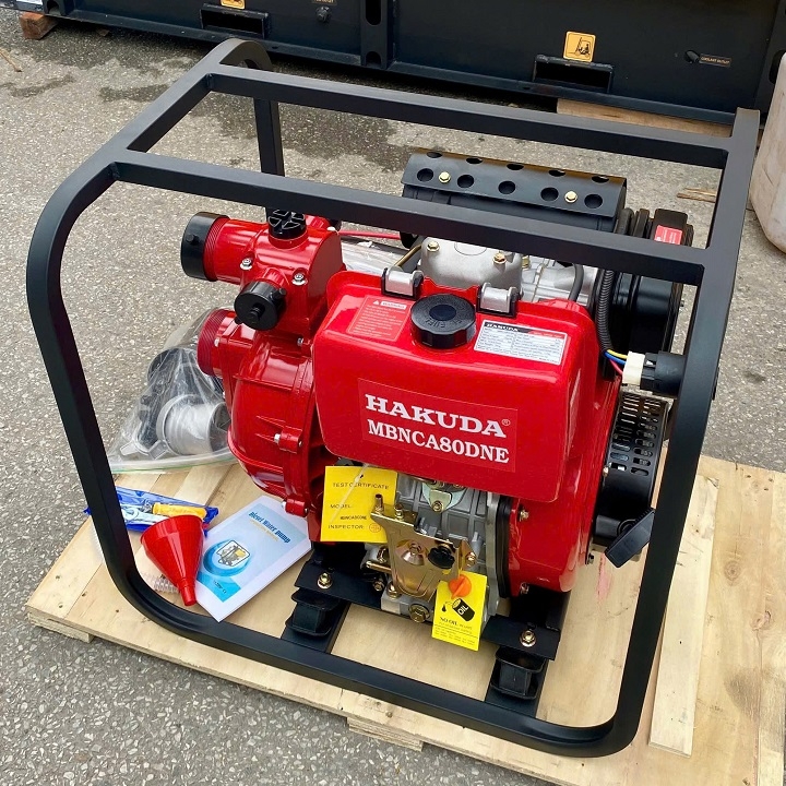 Máy bơm nước cao áp diesel 6.6KW/10HP HAKUDA MBNCA80DNE