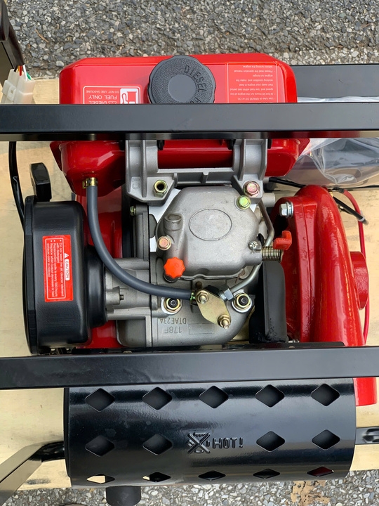 Máy bơm nước 4KW chạy dầu cao áp HAKUDA MBNCA50DGE