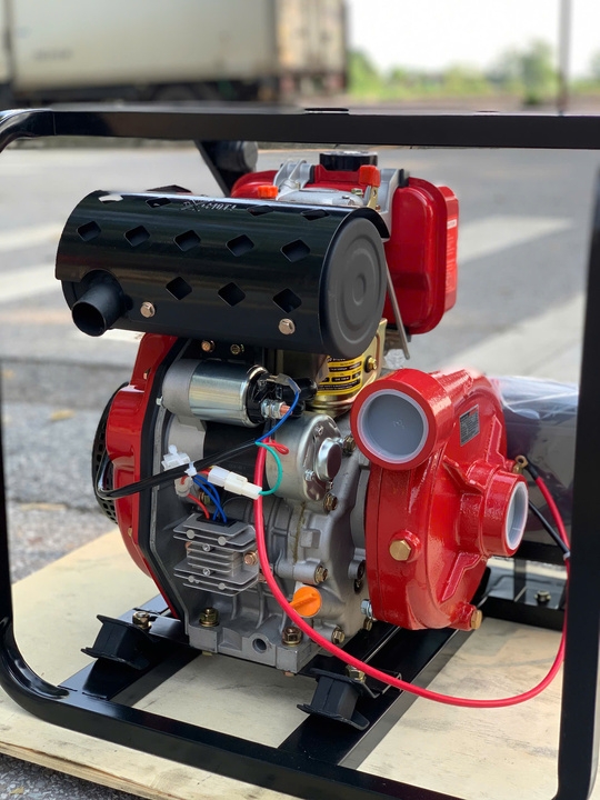 Máy bơm nước 4KW chạy dầu cao áp HAKUDA MBNCA50DGE