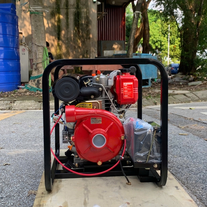 Máy bơm nước 4KW chạy dầu cao áp HAKUDA MBNCA50DGE
