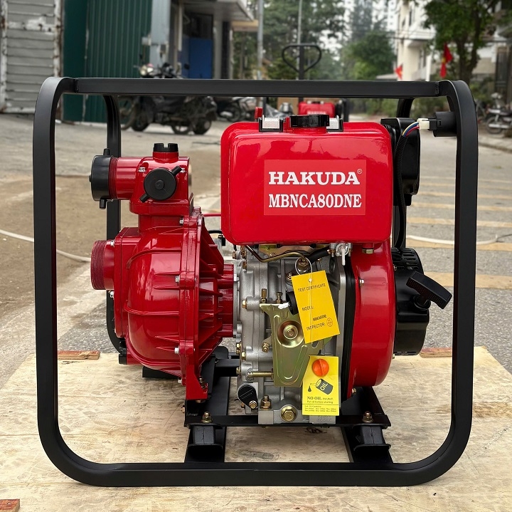 Máy bơm nước chạy dầu cao áp 6.6KW HAKUDA MBNCA80DNE