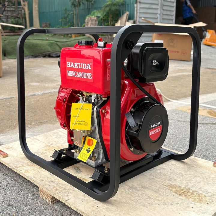 Máy bơm nước cao áp diesel 6.6KW/10HP HAKUDA MBNCA80DNE