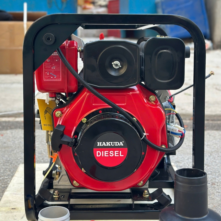 Máy bơm nước chạy dầu HAKUDA 4KW HKDMBN80DNE Có Đề