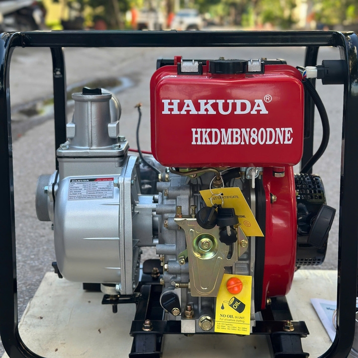Máy bơm nước chạy dầu HAKUDA 4KW HKDMBN80DNE Có Đề