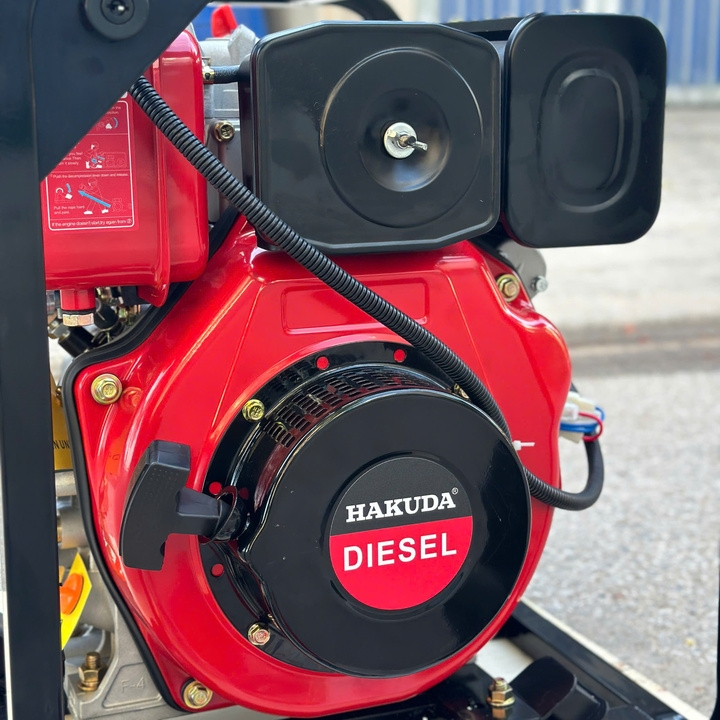 Máy bơm nước chạy dầu HAKUDA 4KW HKDMBN80DNE Có Đề