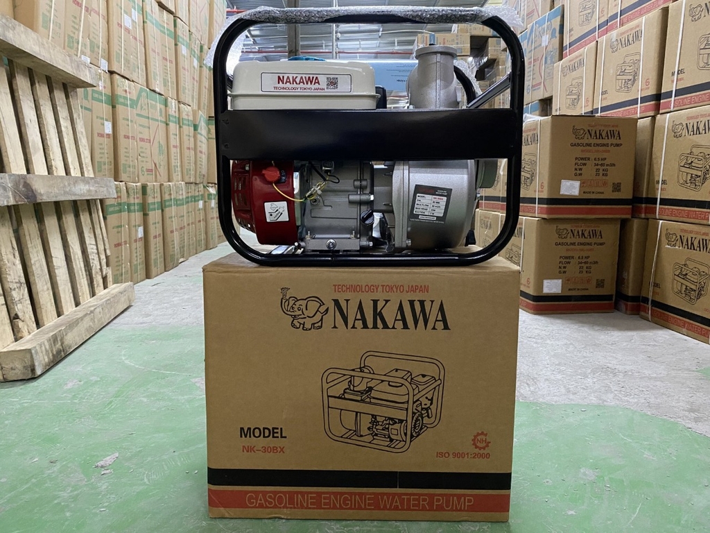 Máy Bơm Nước Chạy Xăng Nakawa 6.5HP NK-30BX