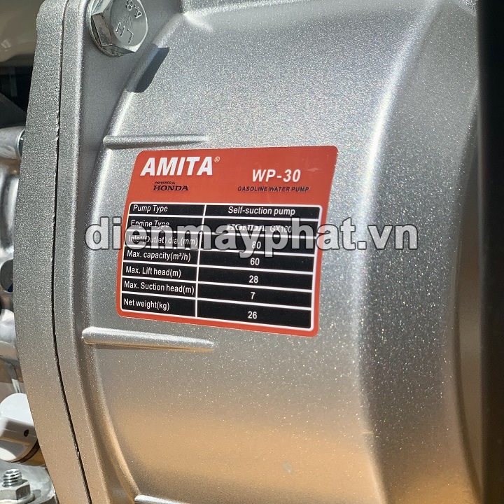 Máy Bơm Nước Chạy Xăng Honda 5.5HP WP-30GP