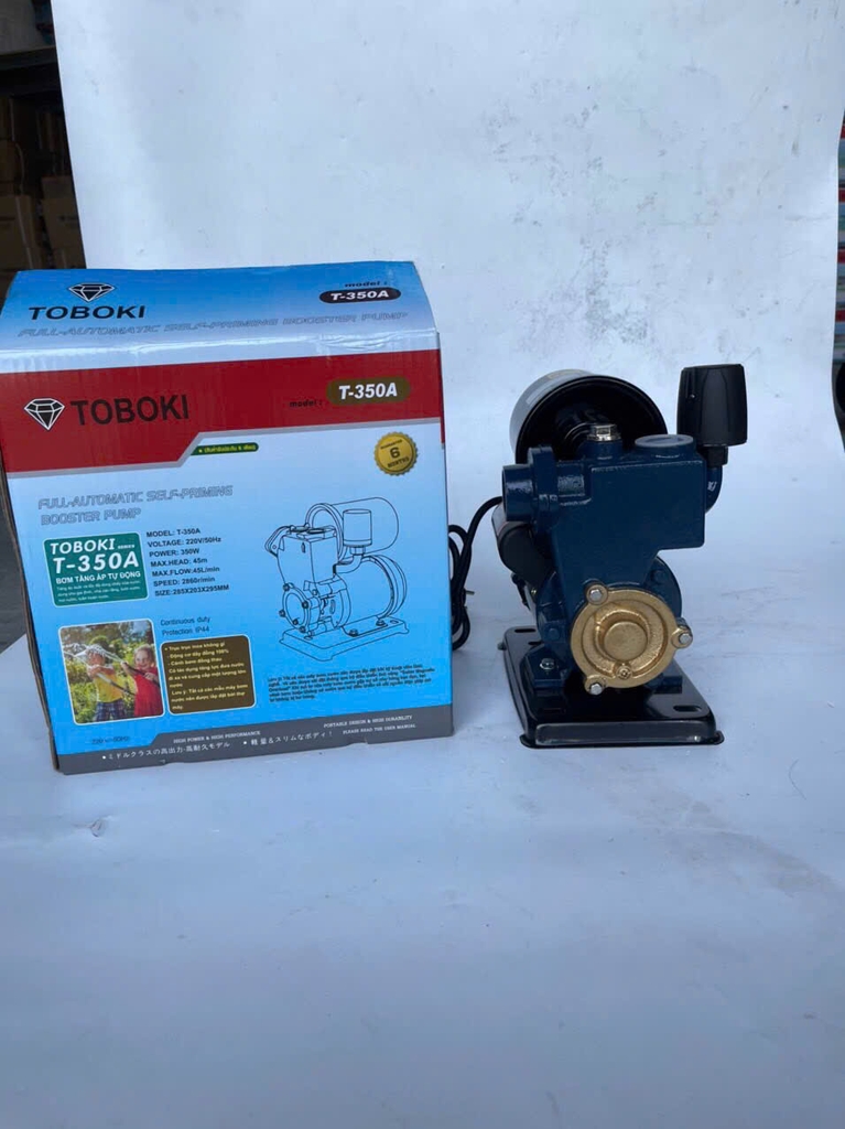 Máy bơm nước tăng áp Nhật TOBOKI 350W T-350A
