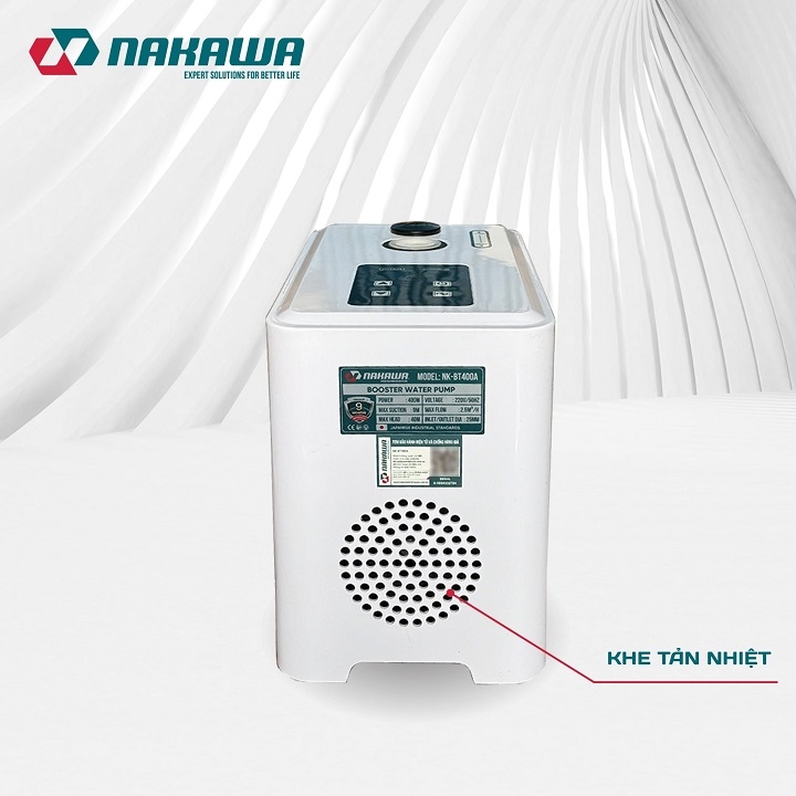 Máy bơm tăng áp Nhật biến tần 400W NAKAWA NK-VF450A