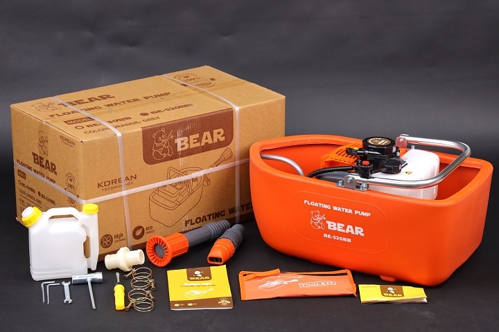 Máy bơm thuyền chạy xăng 2 thì BEAR 1.4KW BE-520BB