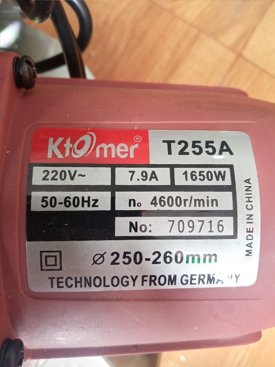 Máy Cắt Nhôm Ktomer T255A 1650W