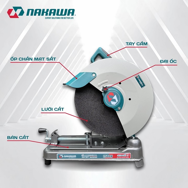 Máy cắt sắt NAKAWA 2500W NK-CS2500