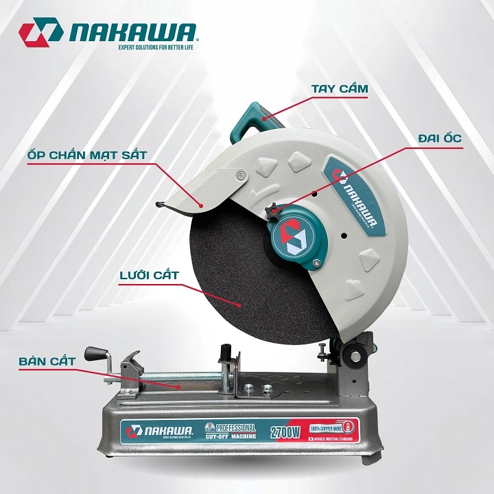 Máy cắt sắt NAKAWA 2700W NK-CS2700