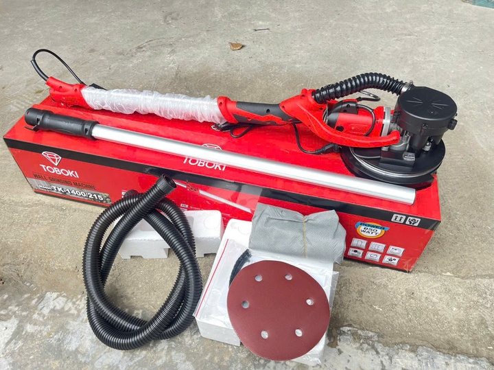 Máy chà bột tường cần dài TOBOKI 1400W TK-1400/215
