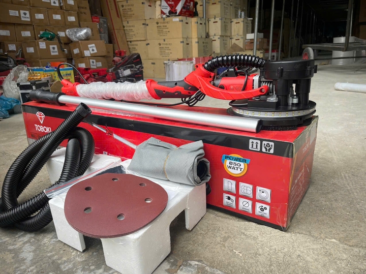 Máy chà tường cầm tay cần dài TOBOKI 1400W TK-1400/215