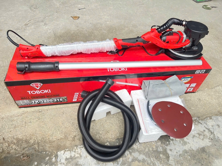 Máy chà bột tường cần dài TOBOKI 1400W TK-1400/215