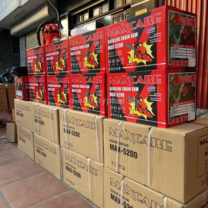 Máy cưa xích chạy xăng 2 thì MAXCARE 2.1KW MAX-5200