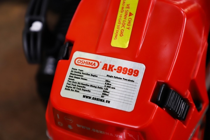 Máy cưa xích chạy xăng 2 thì OSHIMA 2.5KW AK9999