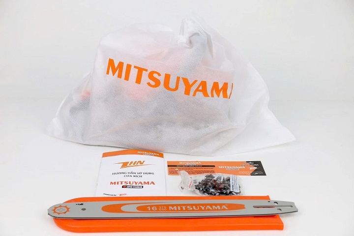 Máy cưa xích chạy xăng 2 thì MITSUYAMA 1.5KW TL-4500 40cc